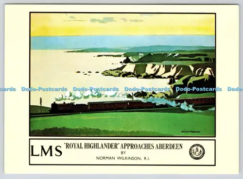 L362771 L M S Royal Highlander Approaches Aberdeen Norman Wilkinson Royal Highla