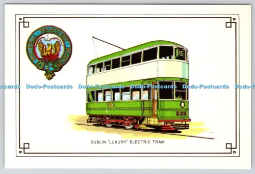 L363028 Dublin Luxus elektrische Straßenbahn Nr 268 gebaut von D U T Co an der Spa Road 1934