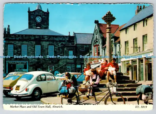 L363091 Alnwick Market Place and Old Town Hall Bamforth and Co Ltd 1988