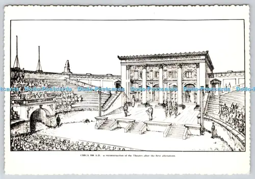 L363303 um 180 A D ein Wiederaufbau des Theaters nach dem ersten Umbau