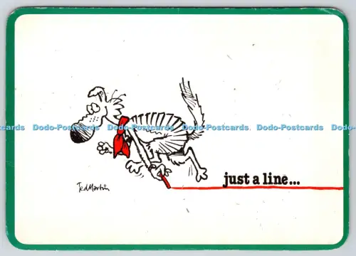L363317 Just a Line Zeichenbrett Grußkarten Universal Presse Syndikat Ted M