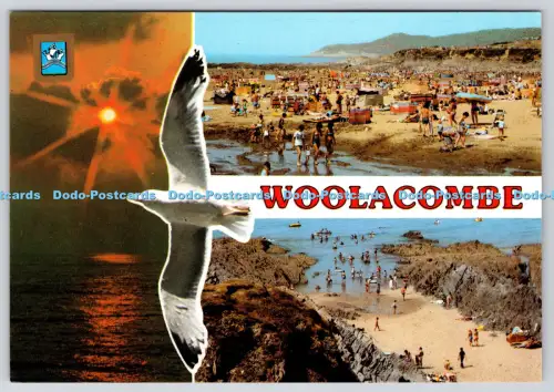 L363341 Woolacombe Beach Sunset Fisa I G Multi View