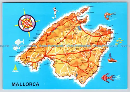 L363350 Mallorca Isla de Mallorca Karte Clik Clak de Luxe