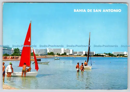 L363351 Espana Bahia de San Antonio Detail der Bucht Exclusivas Casa Figueretas