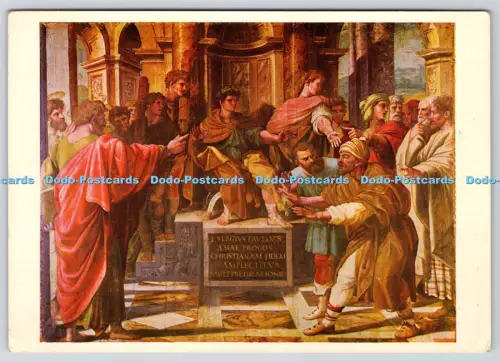L363367 Cartoon Die Blendung von Elymas Victoria und Albert Museum Krone Raphael