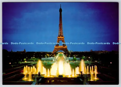 L363381 Paris Eiffelturm und Parvis des Palastes von Chaillot Alfred Ziethen