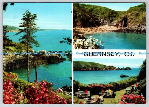 L363409 Guernsey C I Lake Garden John Hinde Ltd Multi View