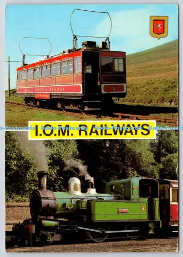 L363597 I O M Railways Welldon Cards PM Douglas Multi View