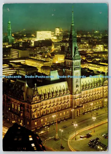 L363722 Hamburg Rathaus Bild Druck Holsten Karte