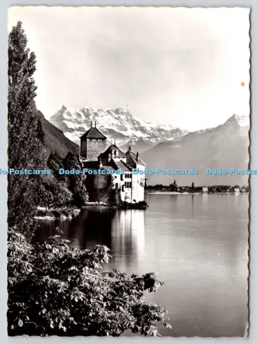 L363768 Chateau de Chillon et les Dents du Midi