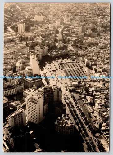 L363784 Casablanca Vue Aerienne de la Place de France Bernard Rouget Visage Phot