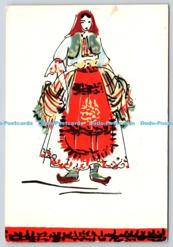 L363785 Tracht National de Choumadia Serbie Izdanje Turistickog Saveza Jugoslav