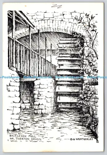 L363915 Devon Bickleigh Mill Nr Tiverton D G Weatherley