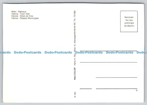L364132 Wiener Rathaus Rau Farbe Hans H Rau
