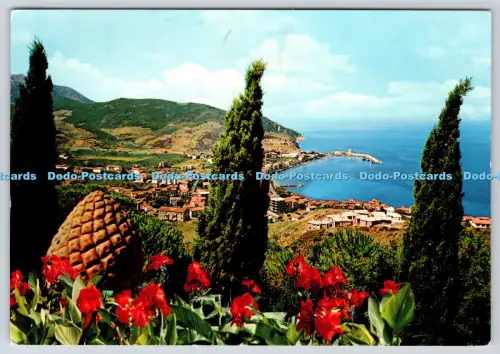 L364145 Isola D Elba Marciana Yachthafen Panorama aus Spinola Haus M und G Tognoli
