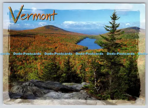 L364159 Vermont Eulenkopf Blick zum Kettle Pond vom Groton State Forest östliches Il
