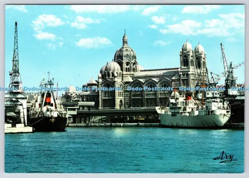 L364177 Marseille La Cathedrale et Quais de la Joliette Tardy Arychrome