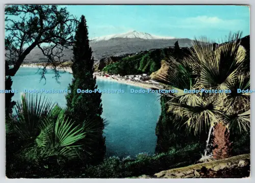 L364209 Taormina Gesamtansicht mit Ätna M G T 1961