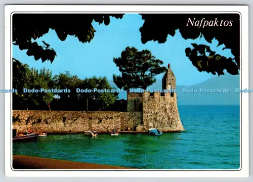 L364221 Nafpaktos Blick auf den Hafen M Toubis