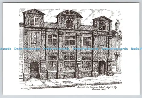 L364531 Roggenpfauen altes Gymnasium High St S J Heady