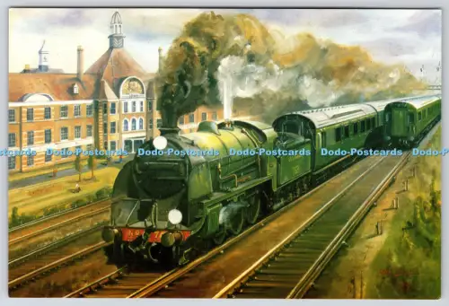 L364543 Die Südlichen Eisenbahner Häuser für Kinder und Alte Woking Noel Ta