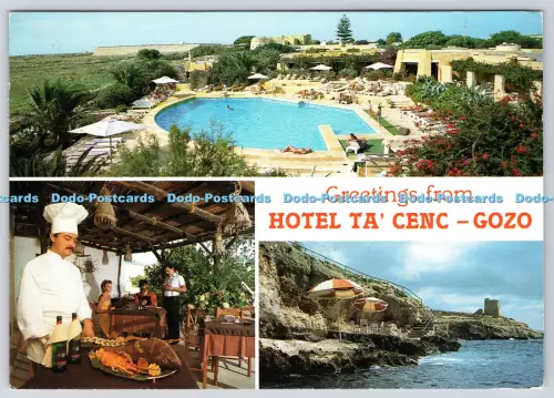 L364749 Grüße aus Hotel Ta Cenc Gozo Perfecta Werbung 1989 Mehrfachansicht