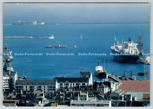 L364773 Cherbourg Manche Panorama sur la Petite Rade Cap Theojac Iris J Guillard