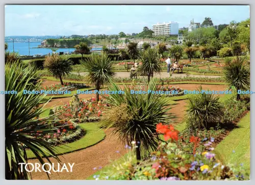 L364780 Torquay Torre Abbey Gardens J Salmon Sevenoaks Kent