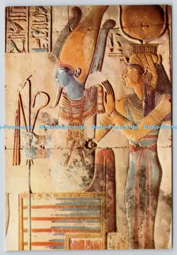 L364859 Göttin Hathor beschützt den Pharao Lambelet Kunstverlag