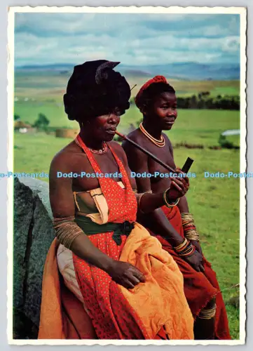 L364907 An Old Woman and Her Pipe A Typical Scene South Africa Arthur English Co
