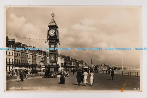 C033241 Weymouth. Jubiläumsuhr. Dorset. Wade Sunny South Echtfoto Serie
