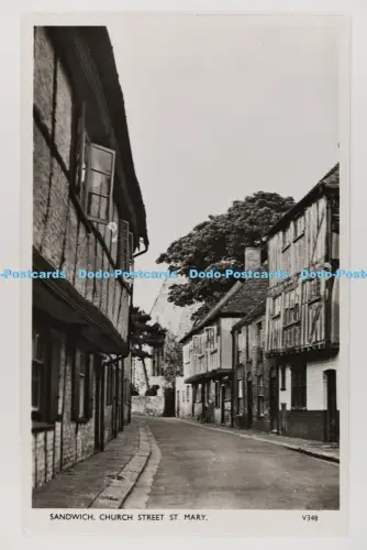 C033242 Sandwich. Kirchstraße St. Marien. Photochrom. Tunbridge Wells. Kent