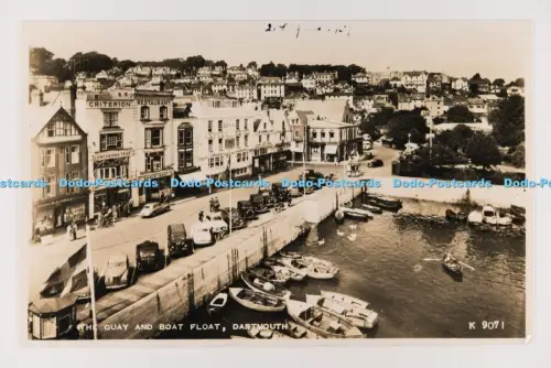 C033244 Dartmouth. Der Kai und Bootsschwimmer. Devon. Valentine. RP