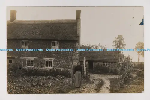 C033267 Dorfhaus. Unbekannter Ort. Postkarte