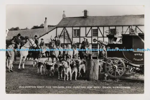 C033287 Ilfracombe. Devon. Dulverton West Fox Hounds. Fox Hunters Inn. West Down
