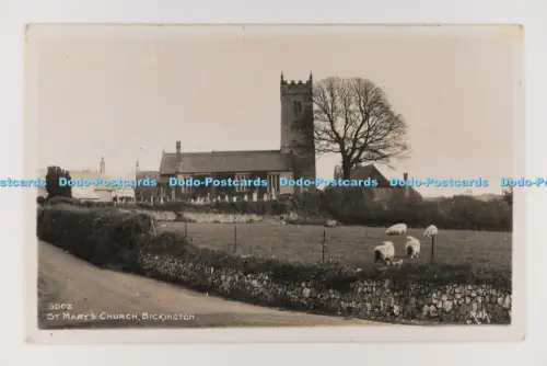 C033289 Bickington. St. Marien Kirche. PM. Newton Abt. Devon. 1939