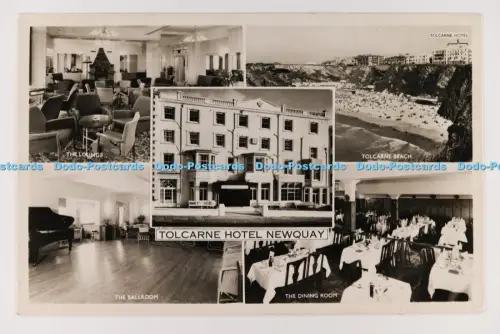 C033296 Tolcarne Hotel Newquay. Der Ballsaal. Charles Woolf. RP. Multi View