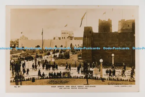 C033335 Ostafrika und Gold Coast Gebäude. The British Empire Ausstellung. Cam