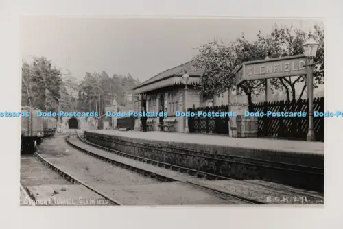 C033444 Glenfield Bahnhof und Tunnel. Altes Kodak Foto