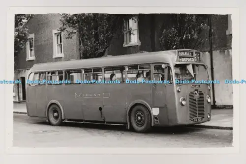 C033448 Bus. Midland. Coalville. Via Shepshed. JHA838. Altes Foto