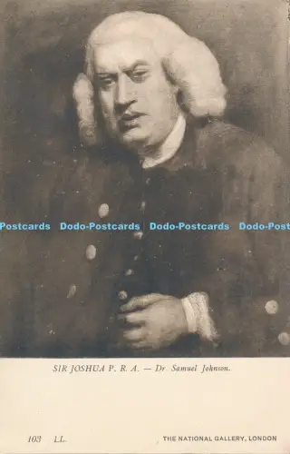 R048036 Postkarte Sir Joshua Dr Samuel Johnson LL Nr 103