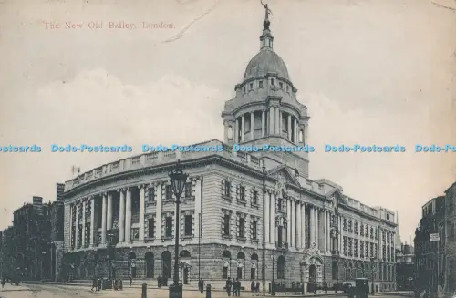 R048040 The New Old Bailey London 1909