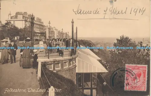 R048044 Folkestone The Leas Shelter Stace 1914