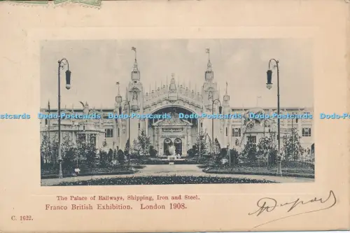 R048101 The Palace of Railways Shipping Iron and Steel Franco British Exhibition