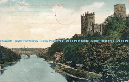 R048105 Durham Kathedrale von Prebends Bridge Valentine 1907
