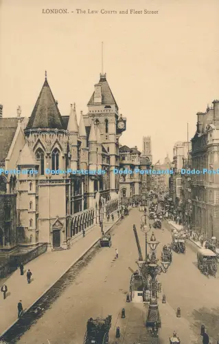 R048121 London The Law Courts and Fleet Street J Barriere