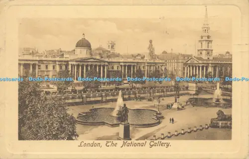 R048130 London The National Gallery Tuck 1909