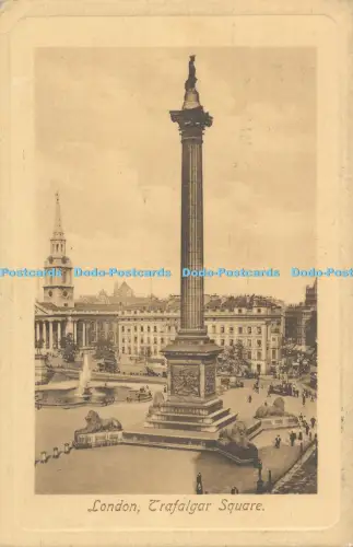 R048131 London Trafalgar Square Tuck 1909