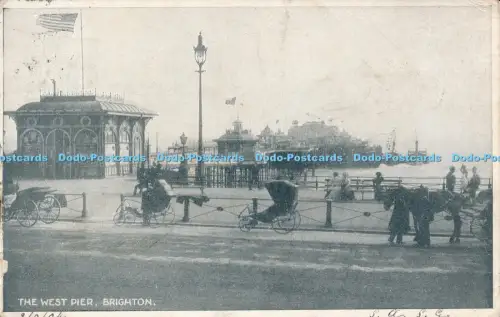 R048133 The West Pier Brighton 1904