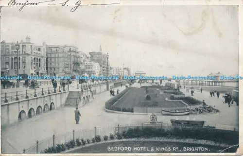 R048137 Bedford Hotel and Kings Rd Brighton 1904